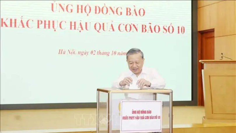 Tổng Bí thư, lãnh đạo Đảng chung tay vì dân vùng bão