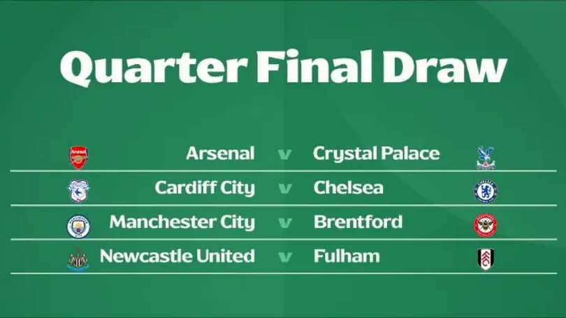 Xác định các cặp đấu tứ kết Carabao Cup