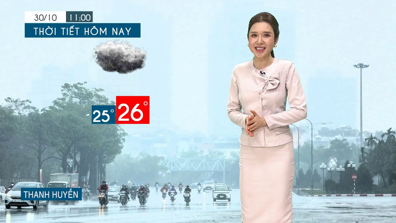 Dự báo thời tiết tối | 30/10/2025