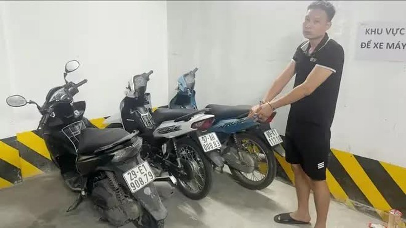 Bắt giữ đối tượng gây ra tám vụ trộm xe máy