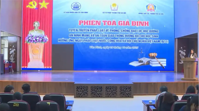 Tuyên truyền pháp luật qua mô hình “phiên tòa giả định”