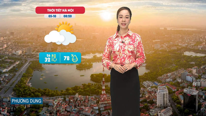 Dự báo thời tiết trưa | 05/10/2025