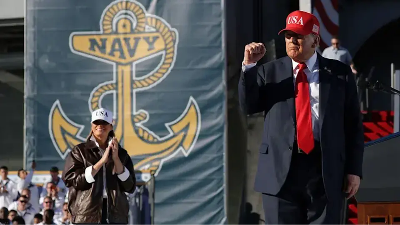 Ông Trump tôn vinh sức mạnh hải quân Mỹ