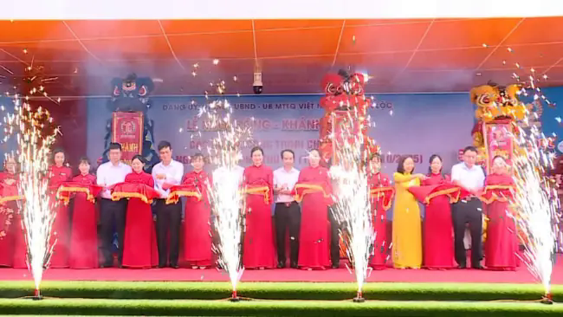 Xã Thiên Lộc khánh thành công trình mừng giải phóng Thủ đô