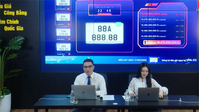 Đấu giá loạt biển số xe ngũ quý 6