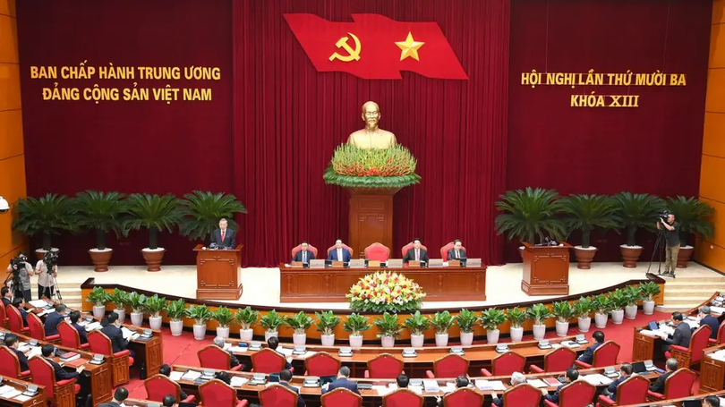 Ngày làm việc thứ hai Hội nghị Trung ương 13, khóa XIII