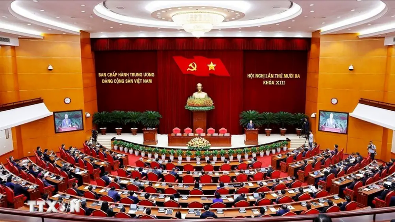 Thông cáo báo chí phiên bế mạc Hội nghị Trung ương 13, khóa XIII