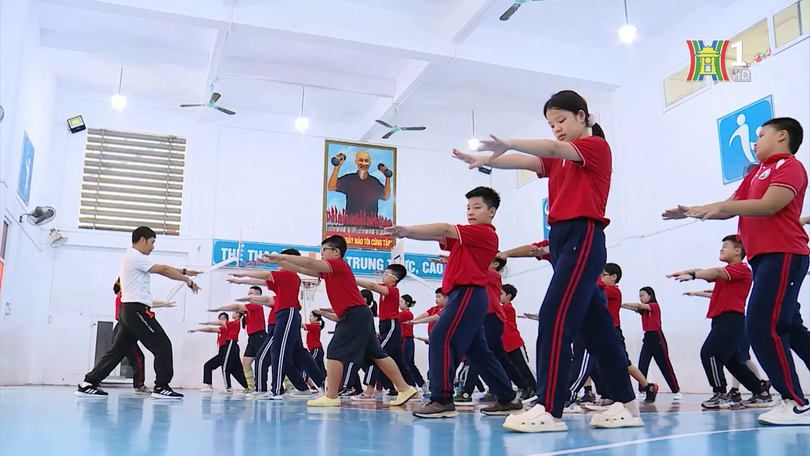 Học sinh phát triển toàn diện qua hoạt động thể chất | Vì chất lượng dân số Thủ đô | 09/10/2025