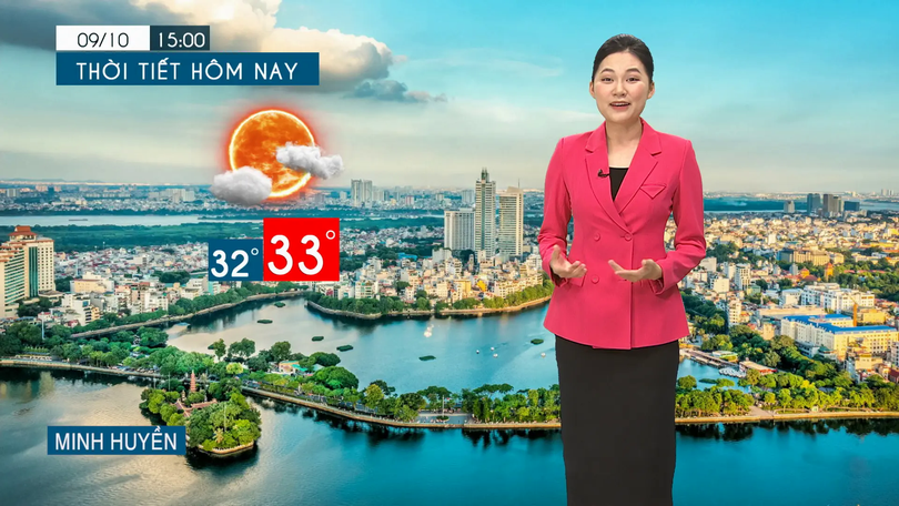 Dự báo thời tiết tối | 09/10/2025