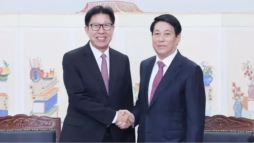 Chủ tịch nước Lương Cường tiếp thị trưởng thành phố Busan