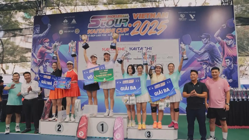 Sôi nổi giải Pickleball S-Tour 2025