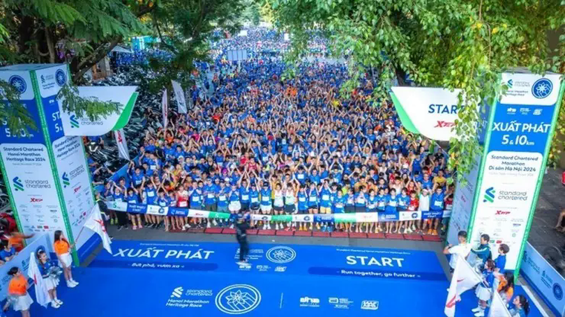 Bế mạc giải chạy marathon Di sản Hà Nội