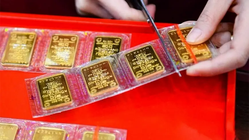 Giá vàng trong nước đồng loạt tăng mạnh