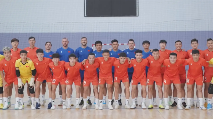 Đội tuyển futsal nam Việt Nam bắt đầu tập trung