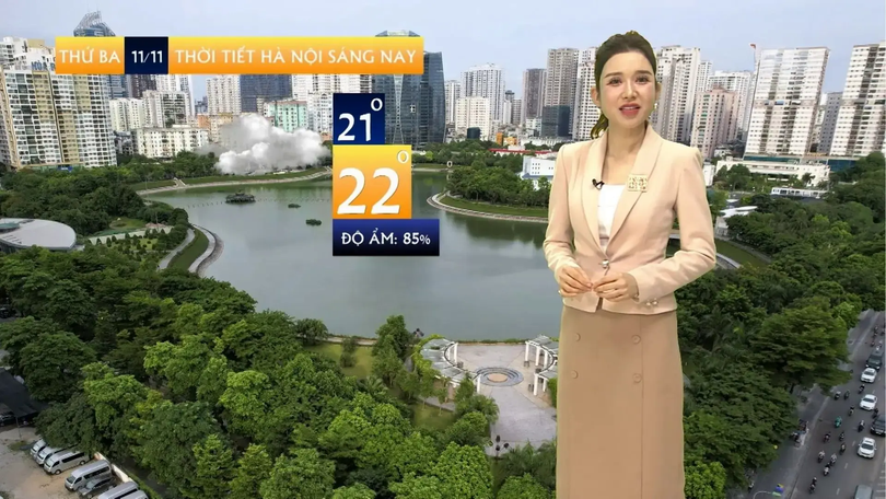 Dự báo thời tiết sáng | 11/11/2025