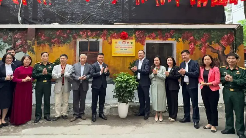 Phường Đống Đa ra mắt công trình 'Ngõ phố hạnh phúc'