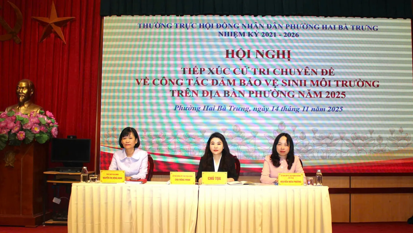 Phường Hai Bà Trưng ký cam kết bảo vệ môi trường