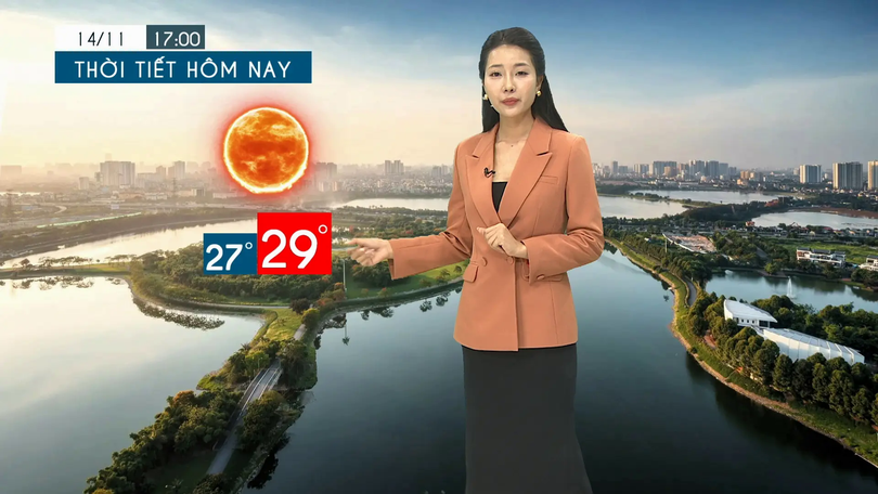 Dự báo thời tiết tối | 14/11/2025