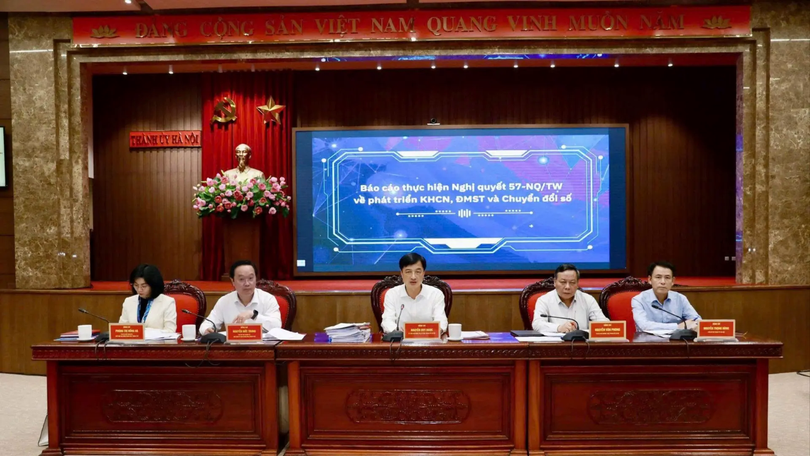 Hà Nội quyết liệt tháo gỡ điểm nghẽn, tăng tốc triển khai Nghị quyết 57