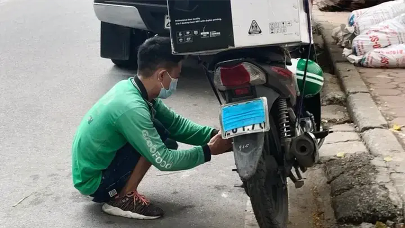 Phạt tới 26 triệu đồng hành vi che biển số xe