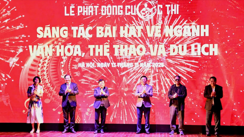 Sáng tác nhạc tôn vinh ngành Văn hóa, Thể thao và Du lịch