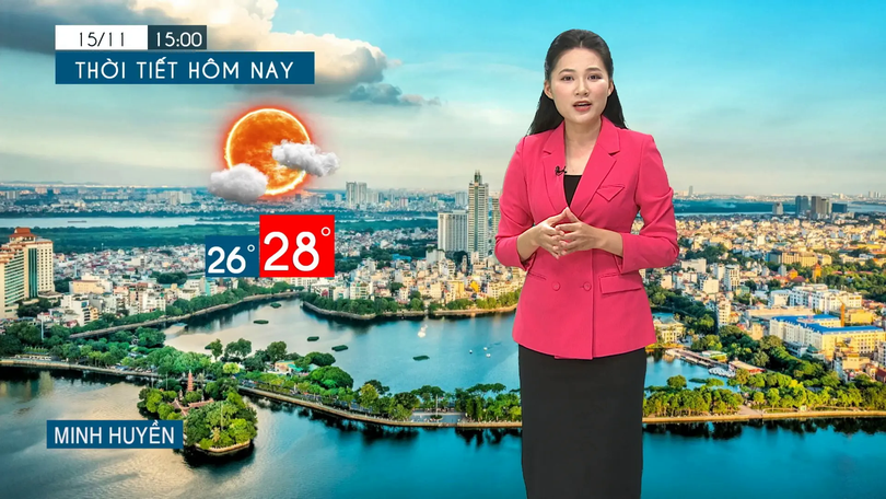 Dự báo thời tiết tối | 15/11/2025