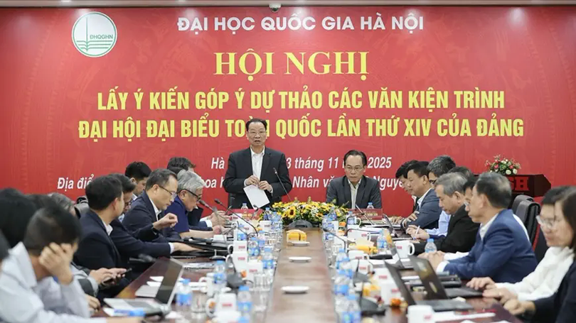 Đại học Quốc gia Hà Nội góp ý văn kiện Đại hội XIV