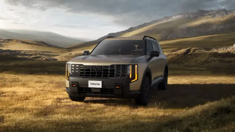 Mẫu KIA Telluride 2027 có thiết kế vuông vức