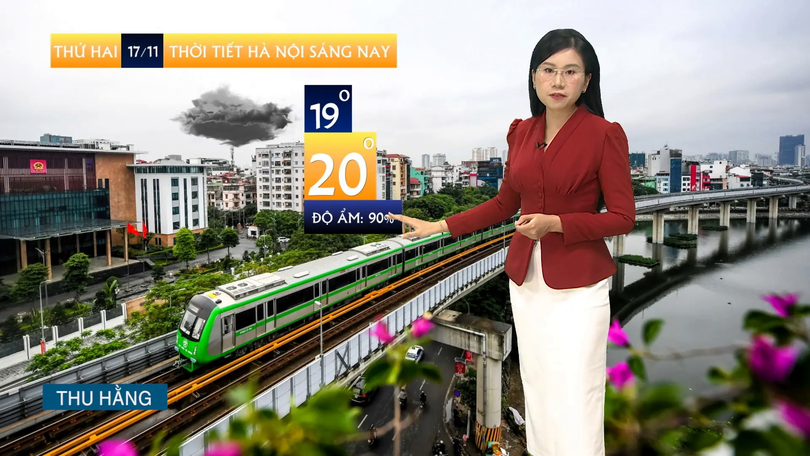 Dự báo thời tiết sáng | 17/11/2025