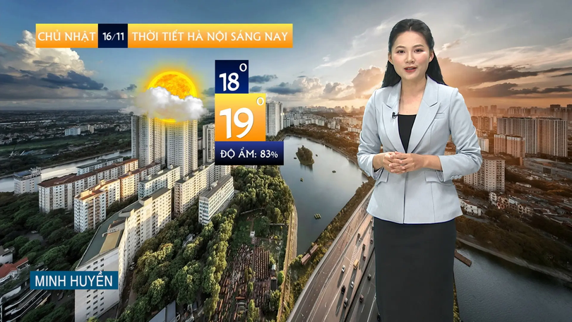 Dự báo thời tiết sáng | 16/11/2025