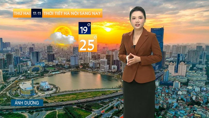 Dự báo thời tiết trưa | 17/11/2025