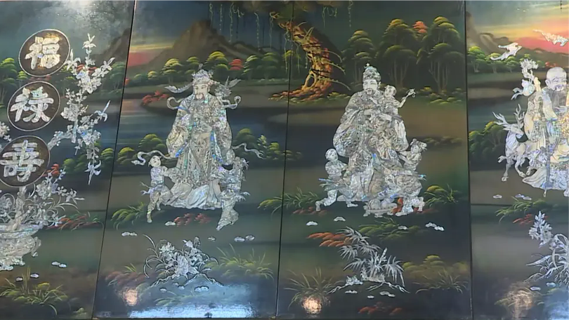 Sản phẩm khảm trai, sơn mài Chuyên Mỹ | Mỗi xã một sản phẩm | 17/11/2025