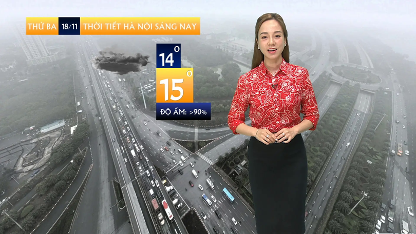 Dự báo thời tiết sáng | 18/11/2025