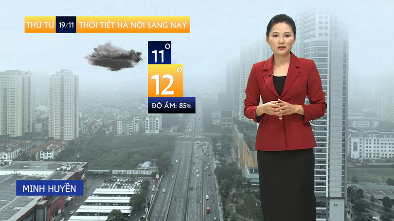 Dự báo thời tiết sáng | 19/11/2025