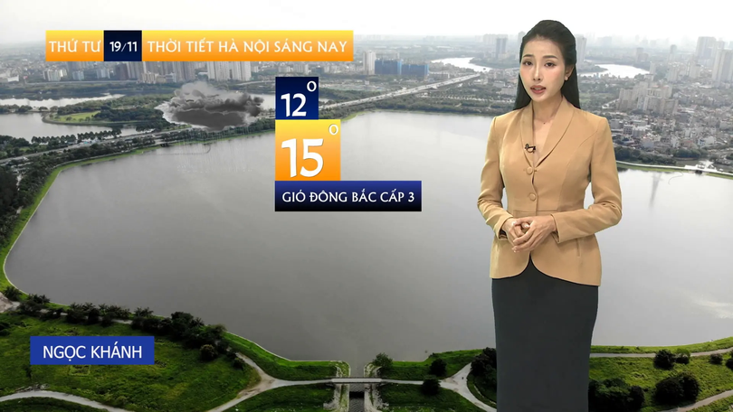 Dự báo thời tiết trưa | 19/11/2025