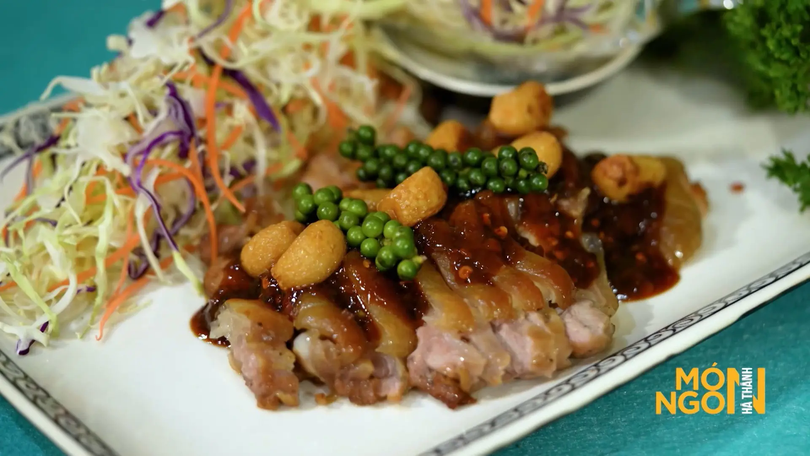 Bê sữa cháy tỏi tiêu xanh