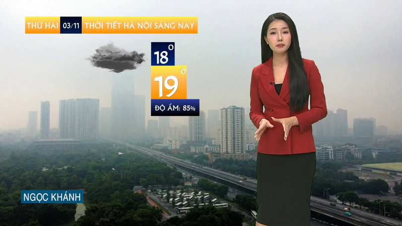 Dự báo thời tiết sáng | 03/11/2025