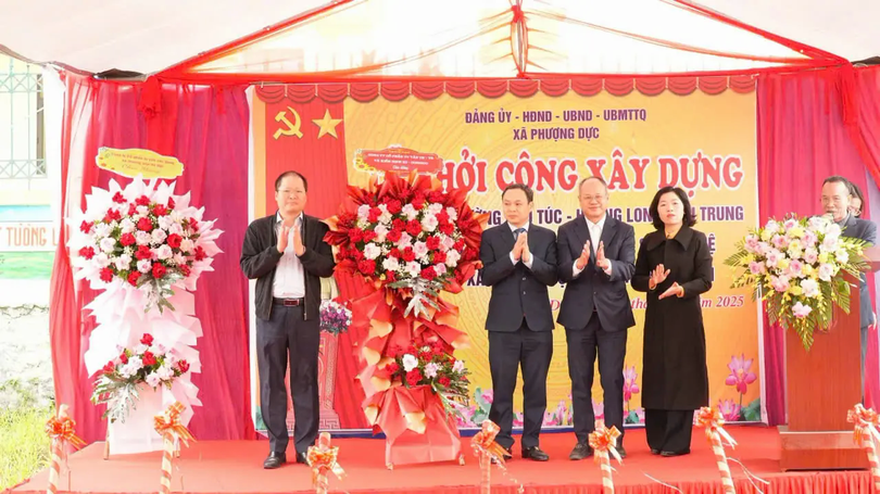 Khởi công đường giao thông Phú Túc – Hoàng Long – Tri Trung