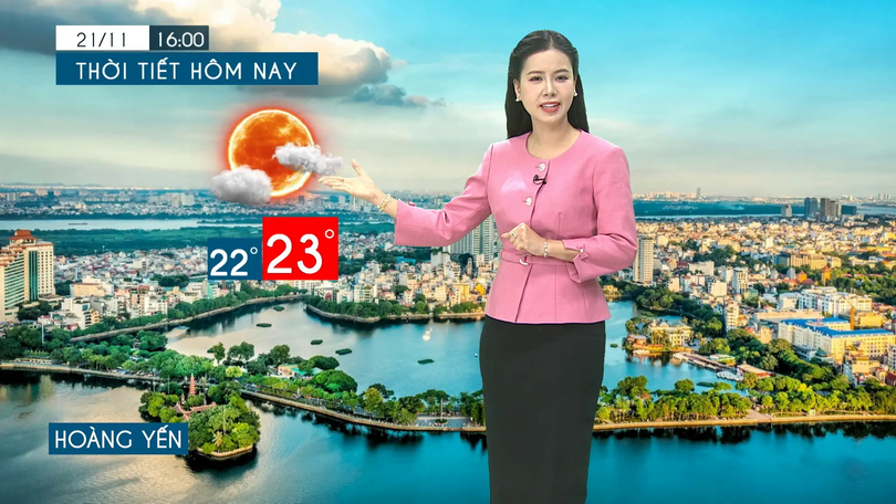 Dự báo thời tiết tối | 21/11/2025