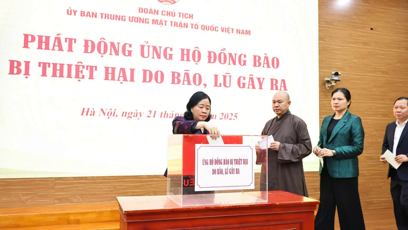Hơn 112 tỷ đồng gửi tới đồng bào vùng lũ