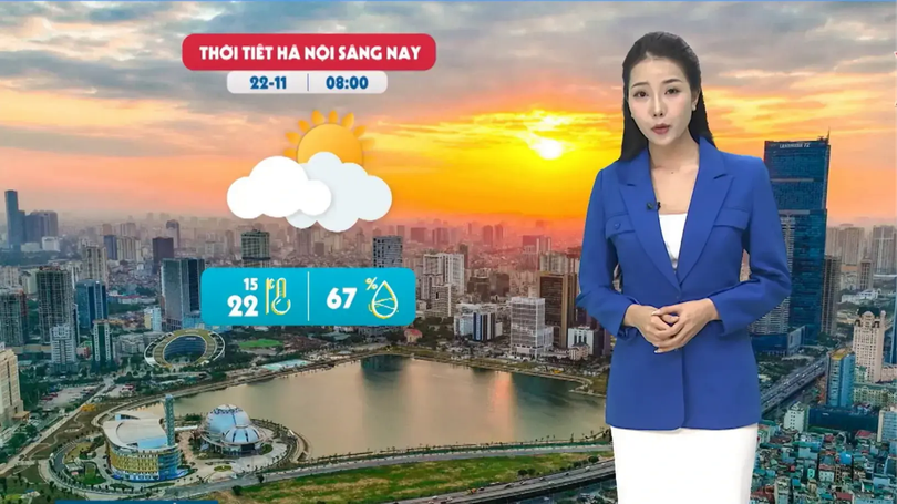 Dự báo thời tiết trưa | 22/11/2025
