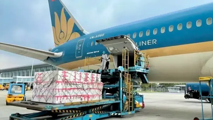 Hàng không vận chuyển miễn phí hàng cứu trợ đến vùng lũ