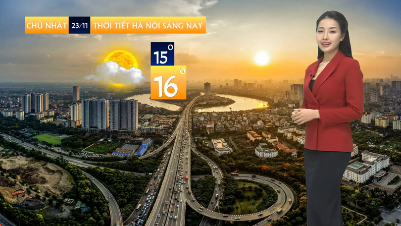Dự báo thời tiết sáng | 23/11/2025