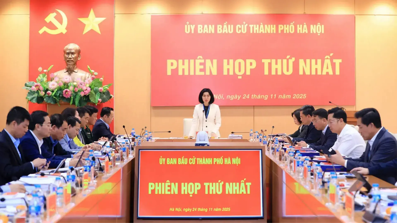 Phiên họp thứ nhất Ủy ban Bầu cử TP Hà Nội