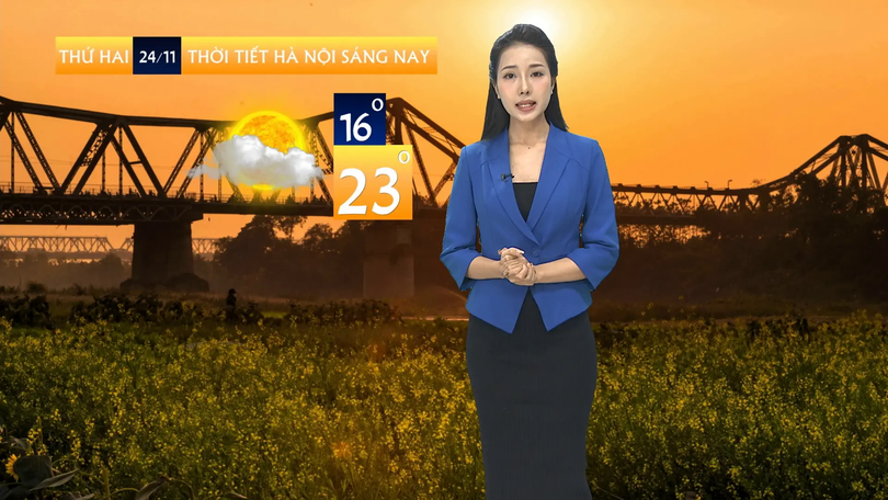 Dự báo thời tiết trưa | 24/11/2025