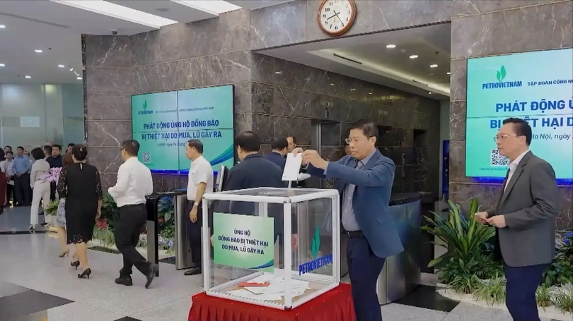 Petrovietnam quyên góp ủng hộ đồng bào Miền Trung, Tây Nguyên