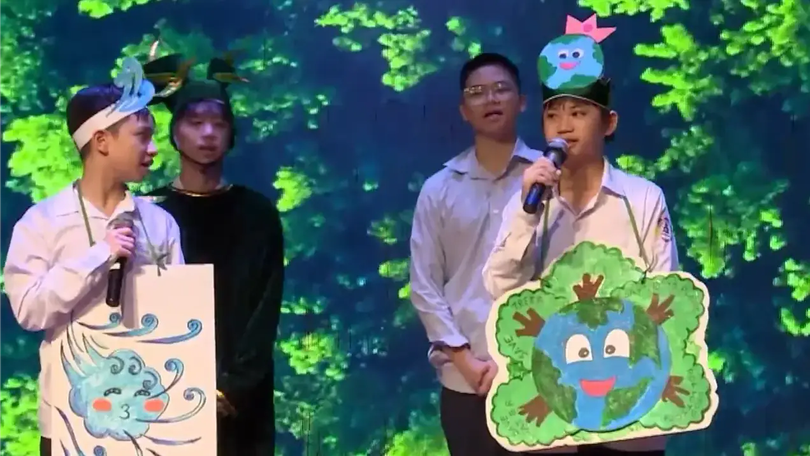 500 thiếu nhi Thủ đô tranh tài 'Tài năng Anh ngữ'