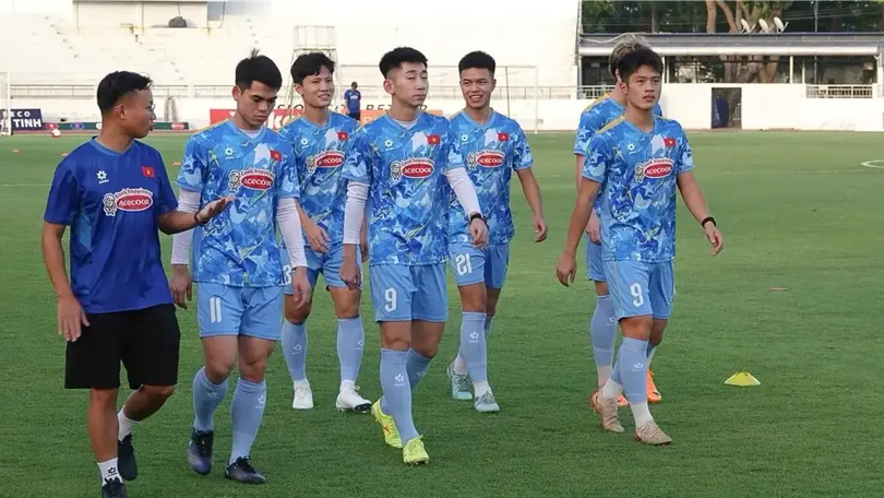 U22 Việt Nam vắng 3 cầu thủ ở buổi tập đầu tiên