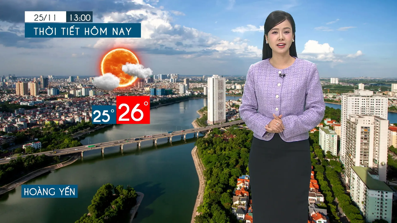 Dự báo thời tiết tối | 25/11/2025