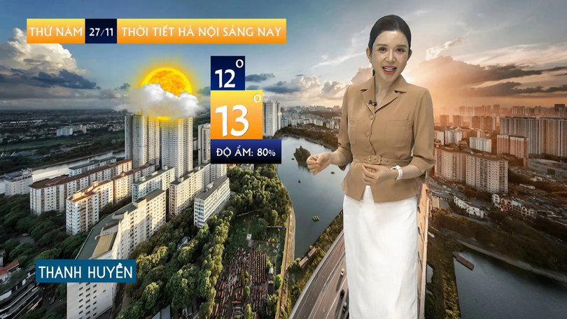 Dự báo thời tiết sáng | 27/11/2025